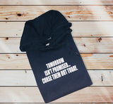 TOMORROW ISN'T PROMISED CURSE THEM OUT HOODIE